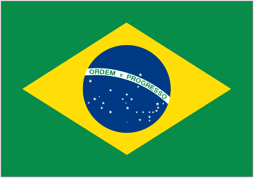 Sobres de edulcorantes de Brasil.