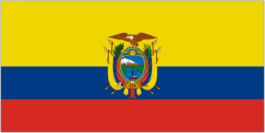 Sobres de edulcorantes de Ecuador.