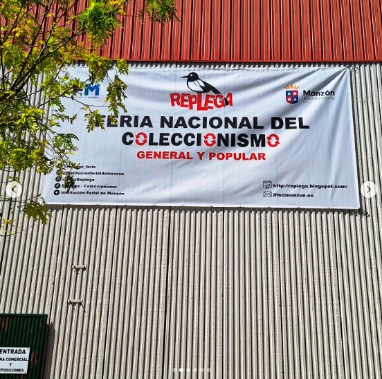 Fotos de la XXII Feria nacional del coleccionismo REPLEGA en Monzón (Huesca).