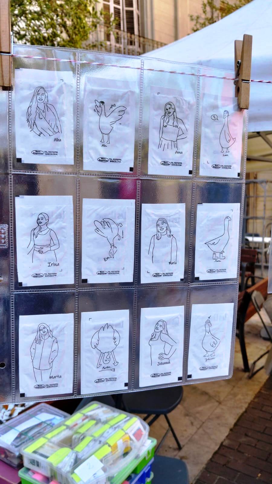Fotos de la 26 Trobada d'intercanvi de sobres de sucre. Fira i festes del Sant Crist de Piera.