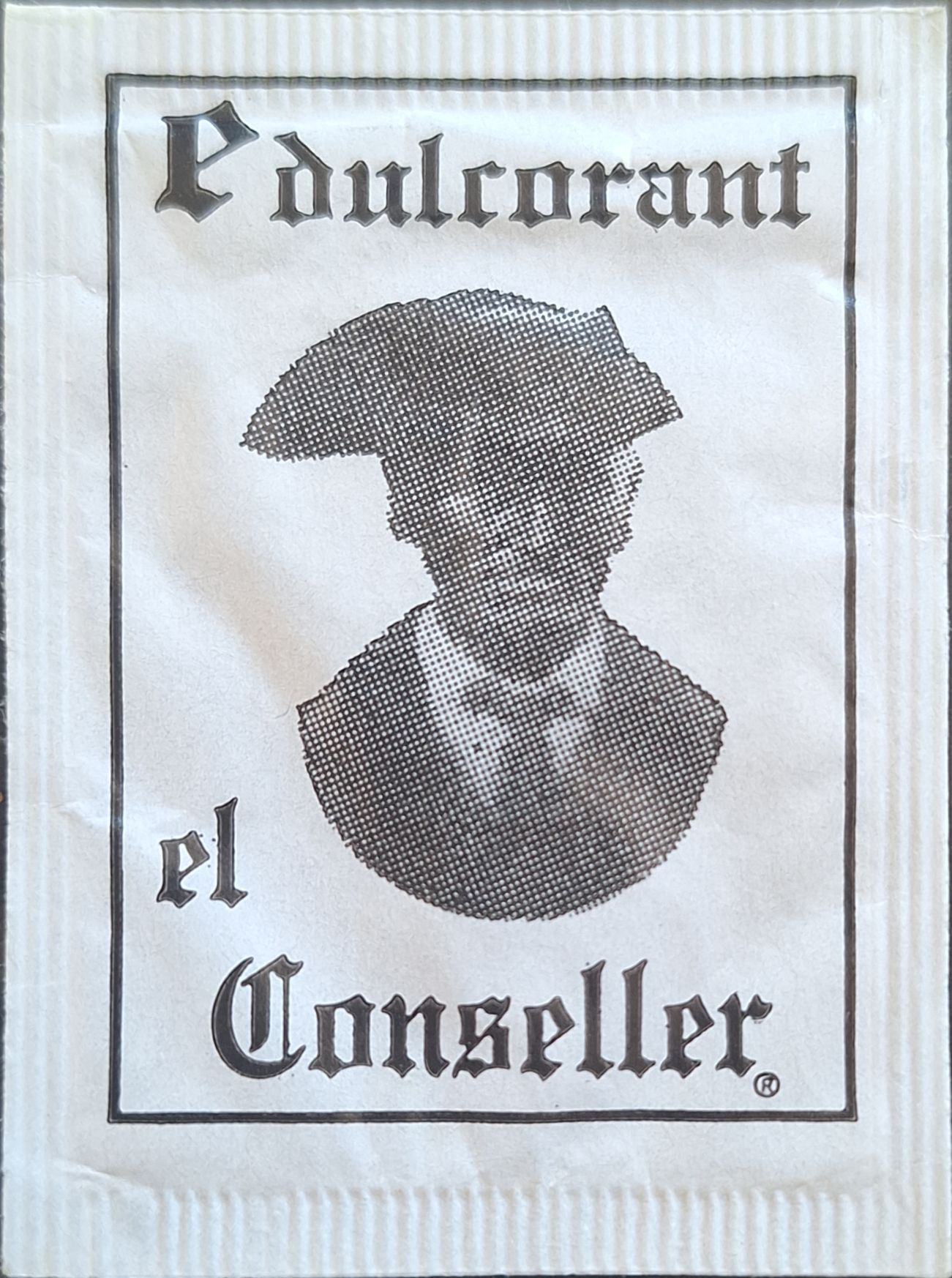 La meva col·lecció personal de sobres d'edulcorant de la marca de cafè EL CONSELLER a Andorra. La meva col·lecció personal de sobres d'edulcorant de la marca de cafè EL CONSELLER a Andorra.
