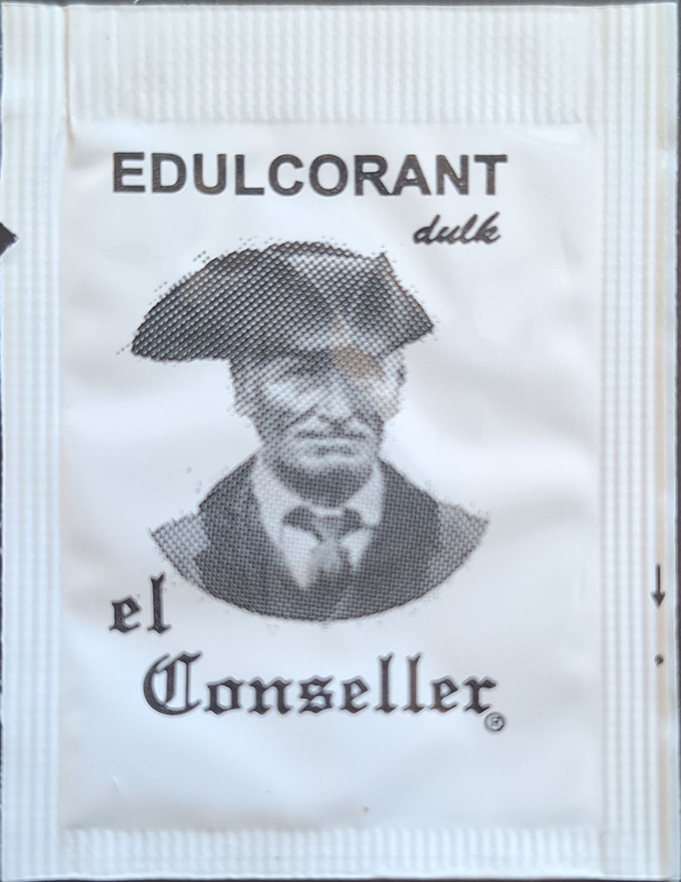 La meva col·lecció personal de sobres d'edulcorant de la marca de cafè EL CONSELLER a Andorra. La meva col·lecció personal de sobres d'edulcorant de la marca de cafè EL CONSELLER a Andorra.
