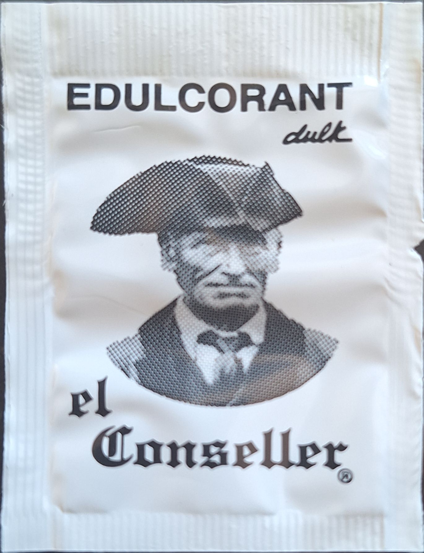 La meva col·lecció personal de sobres d'edulcorant de la marca de cafè EL CONSELLER a Andorra. La meva col·lecció personal de sobres d'edulcorant de la marca de cafè EL CONSELLER a Andorra.