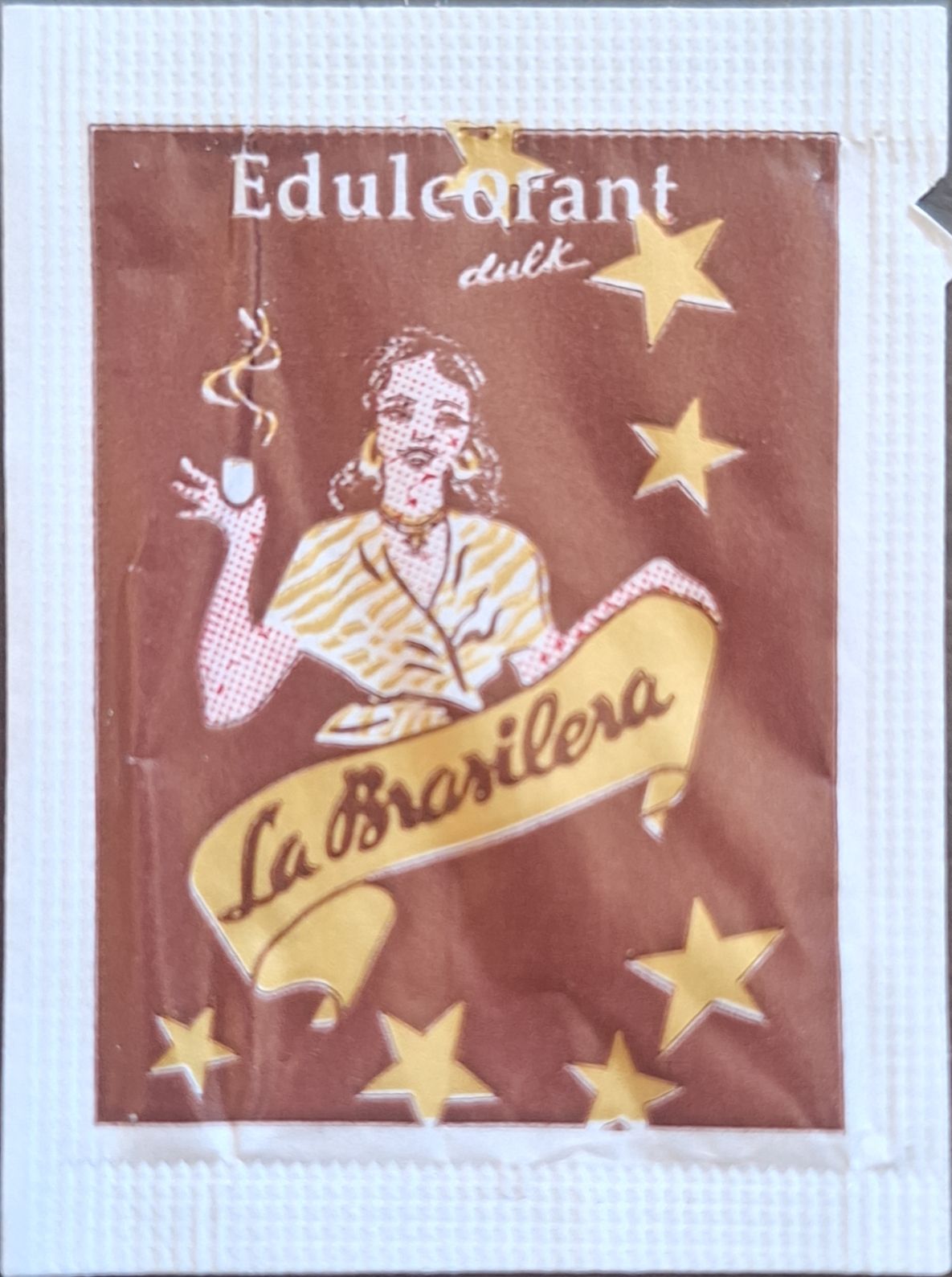 La meva col·lecció personal de sobres d'edulcorant de la marca de cafè LA BRASILERA a Andorra. La meva col·lecció personal de sobres d'edulcorant de la marca de cafè LA BRASILERA a Andorra.