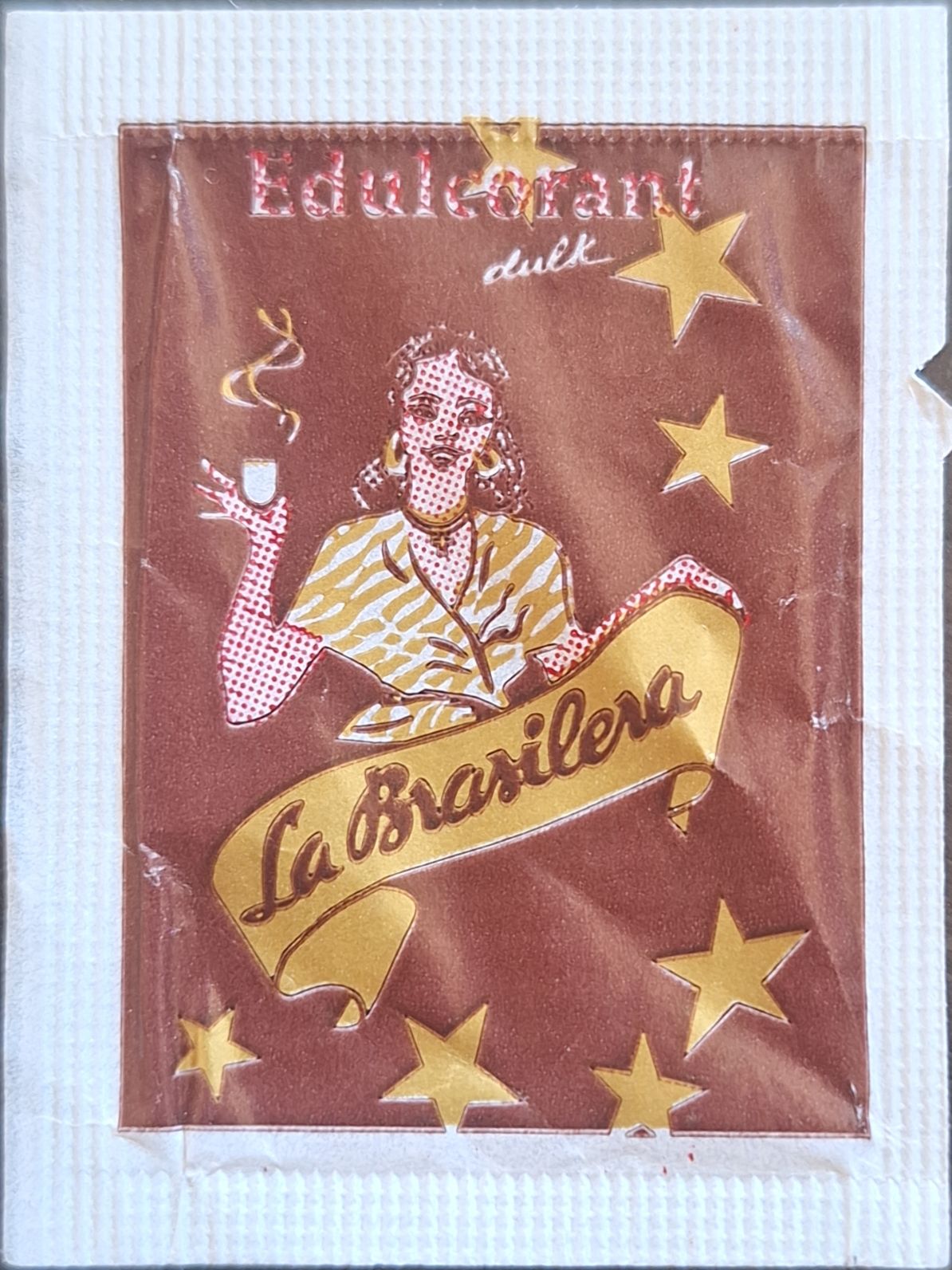 La meva col·lecció personal de sobres d'edulcorant de la marca de cafè LA BRASILERA a Andorra. La meva col·lecció personal de sobres d'edulcorant de la marca de cafè LA BRASILERA a Andorra.