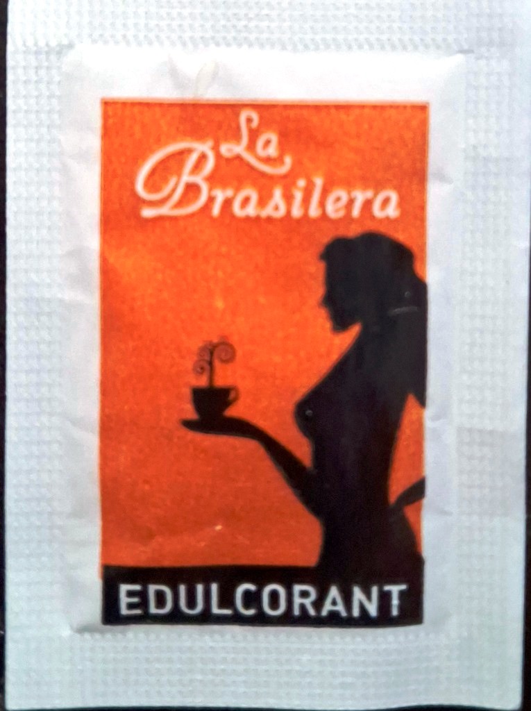 La meva col·lecció personal de sobres d'edulcorant de la marca de cafè LA BRASILERA a Andorra. La meva col·lecció personal de sobres d'edulcorant de la marca de cafè LA BRASILERA a Andorra.