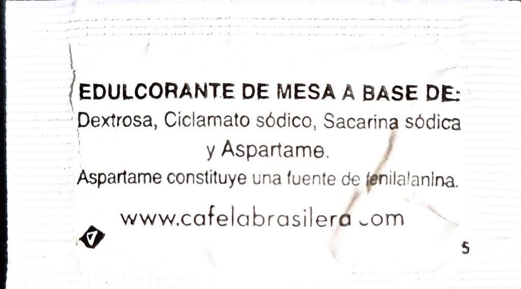 La meva col·lecció personal de sobres d'edulcorant de la marca de cafè LA BRASILERA a Andorra. La meva col·lecció personal de sobres d'edulcorant de la marca de cafè LA BRASILERA a Andorra.