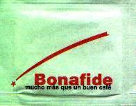 Sobres de edulcorantes de la marca Argentina de café BONAFIDE. Sobres de edulcorantes de la marca Argentina de café BONAFIDE.