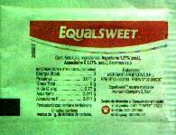 Sobres de edulcorantes de la marca Argentina de edulcorante EQUALSWEET. Sobres de edulcorantes de la marca Argentina de edulcorante EQUALSWEET.