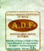 Sobres de edulcorantes de distribuidores de Argentina. Sobres de edulcorantes de distribuidores de Argentina.