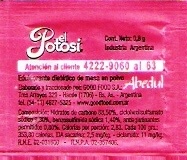 Sobres de edulcorantes de la marca Argentina de café EL POTOSI. Sobres de edulcorantes de la marca Argentina de café EL POTOSI.