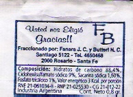 Sobres de edulcorantes de la marca Argentina de edulcorante FB. Sobres de edulcorantes de la marca Argentina de edulcorante FB.