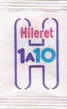 Sobres de edulcorantes de la marca Argentina de edulcorante HILERET. Sobres de edulcorantes de la marca Argentina de edulcorante HILERET.