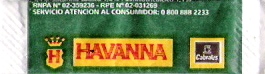 Sobres de edulcorantes de la marca Argentina de café HAVANNA. Sobres de edulcorantes de la marca Argentina de café HAVANNA.