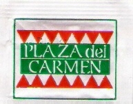 Sobres de edulcorantes del local de hostelería PLAZA del CARMEN. Sobres de edulcorantes del local de hostelería PLAZA del CARMEN