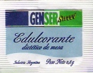 Sobres de edulcorantes de distribuidores de Argentina. Sobres de edulcorantes de distribuidores de Argentina.