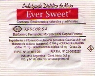 Sobres de edulcorantes de la marca Argentina de café OYAMBRE. Sobres de edulcorantes de la marca Argentina de café OYAMBRE.