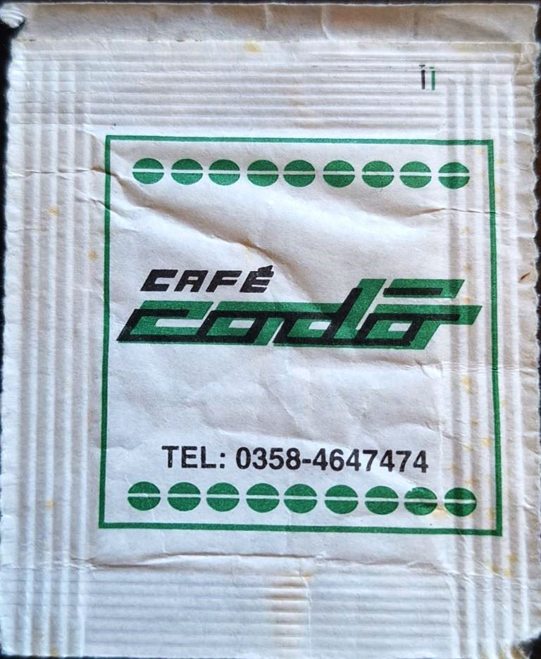 Sobres de edulcorantes de la marca de café argentina CODÓ. Sobres de edulcorantes de la marca de café argentina CODÓ.