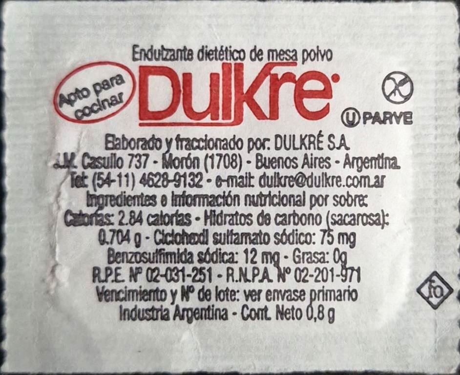 Sobres de edulcorantes de la marca Argentina de café 5 HISPANOS. Sobres de edulcorantes de la marca Argentina de café 5 HISPANOS.