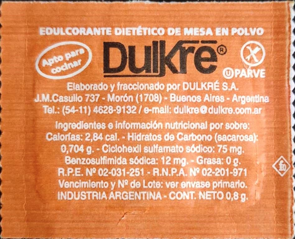 Sobres de edulcorantes de la marca Argentina de café 5 HISPANOS. Sobres de edulcorantes de la marca Argentina de café 5 HISPANOS.