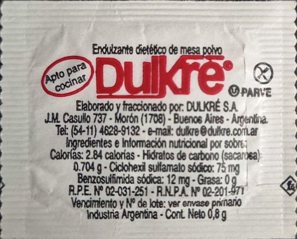 Sobres de edulcorantes de la marca Argentina de café LA FAZENDA. Sobres de edulcorantes de la marca Argentina de café LA FAZENDA.