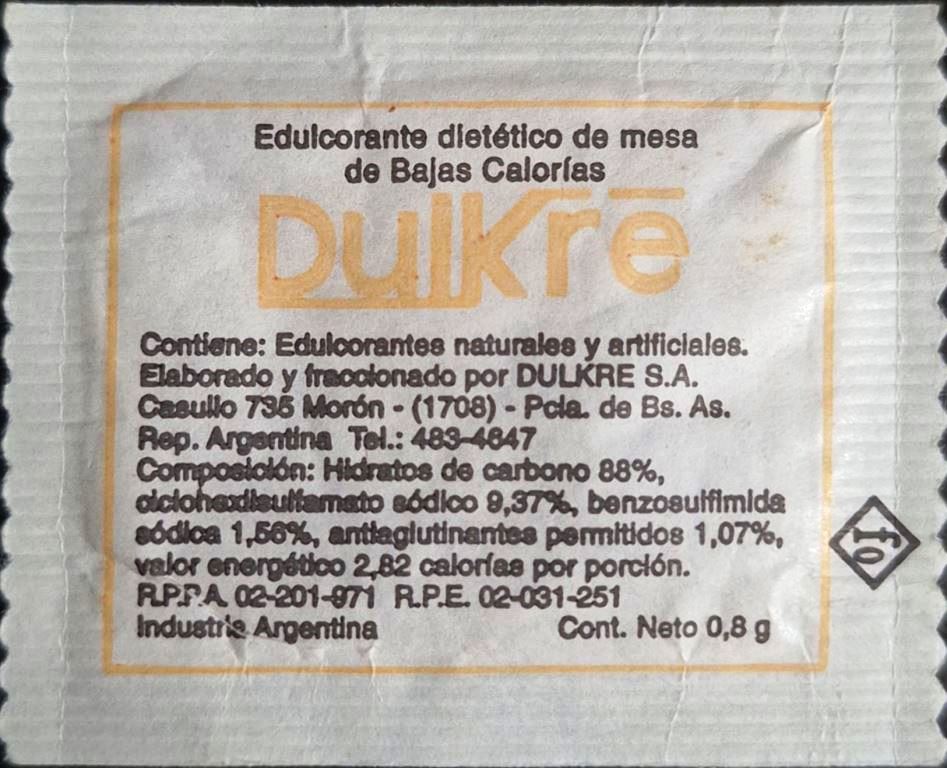 Sobres de edulcorantes de la marca Argentina de café OYAMBRE. Sobres de edulcorantes de la marca Argentina de café OYAMBRE.
