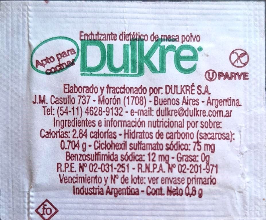 Sobres de edulcorantes de la marca Argentina de café PARANA. Sobres de edulcorantes de la marca Argentina de café PARANA.