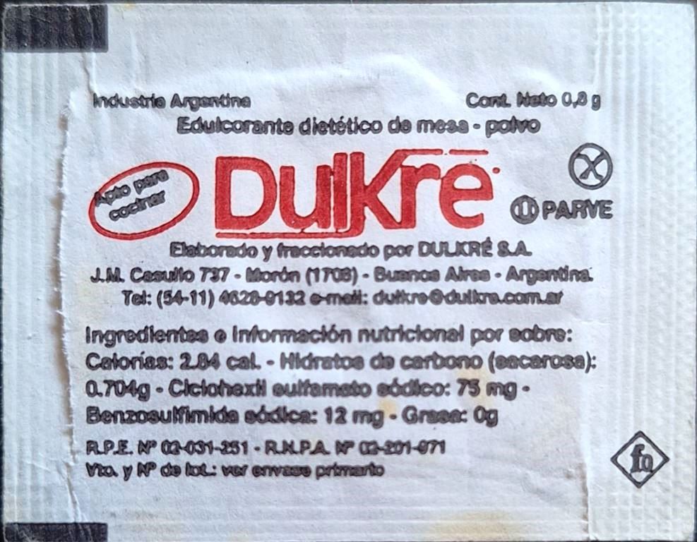 Sobres de edulcorantes de la marca Argentina de café PARANA. Sobres de edulcorantes de la marca Argentina de café PARANA.