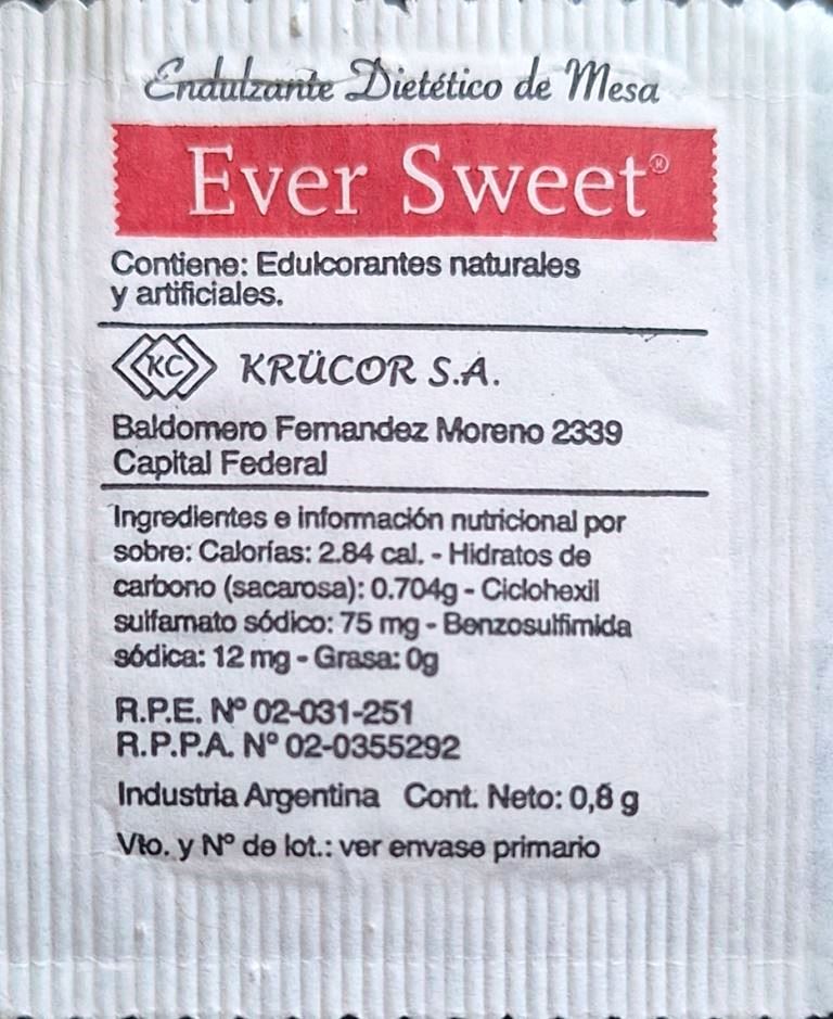 Sobres de edulcorantes de la marca Argentina de café ROCAMORA. Sobres de edulcorantes de la marca Argentina de café ROCAMORA.