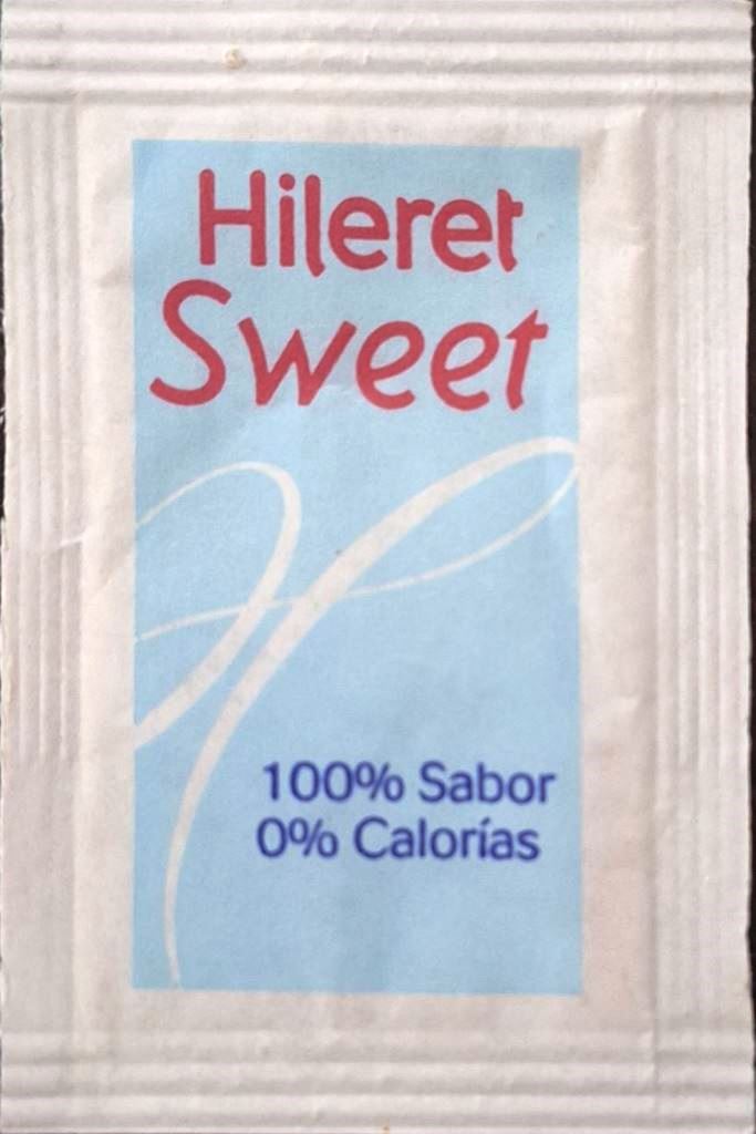 Sobres de edulcorantes de la marca Argentina de edulcorante HILERET. Sobres de edulcorantes de la marca Argentina de edulcorante HILERET.