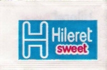 Sobres de edulcorantes de la marca Argentina de edulcorante HILERET. Sobres de edulcorantes de la marca Argentina de edulcorante HILERET.