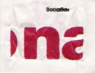 Sobres de edulcorantes de la marca Argentina de café BONAFIDE. Sobres de edulcorantes de la marca Argentina de café BONAFIDE.