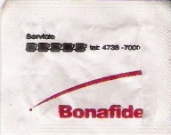 Sobres de edulcorantes de la marca Argentina de café BONAFIDE. Sobres de edulcorantes de la marca Argentina de café BONAFIDE.