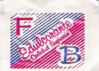 Sobres de edulcorantes de la marca Argentina de edulcorante FB. Sobres de edulcorantes de la marca Argentina de edulcorante FB.