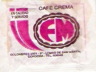 Sobres de edulcorantes de la marca Argentina de café FM. Sobres de edulcorantes de la marca Argentina de café FM.