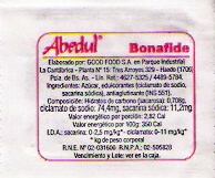 Sobres de edulcorantes de la marca Argentina de café BONAFIDE. Sobres de edulcorantes de la marca Argentina de café BONAFIDE.