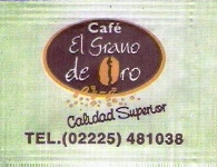 Sobres de edulcorantes de la marca de café argentina EL GRANO DE ORO. Sobres de edulcorantes de la marca de café argentina EL GRANO DE ORO.