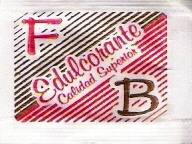 Sobres de edulcorantes de la marca Argentina de edulcorante FB. Sobres de edulcorantes de la marca Argentina de edulcorante FB.