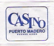 Sobres de edulcorantes del local de hostelería CASINO PUERTO MADERO. Sobres de edulcorantes del local de hostelería CASINO PUERTO MADERO