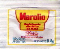 Sobres de edulcorantes de distribuidores de Argentina. Sobres de edulcorantes de distribuidores de Argentina.