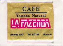 Sobres de edulcorantes de la marca Argentina de café LA FAZENDA. Sobres de edulcorantes de la marca Argentina de café LA FAZENDA.
