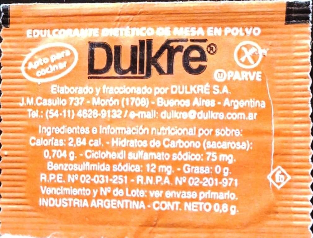 Sobres de edulcorantes de la marca Argentina de café 5 HISPANOS. Sobres de edulcorantes de la marca Argentina de café 5 HISPANOS.