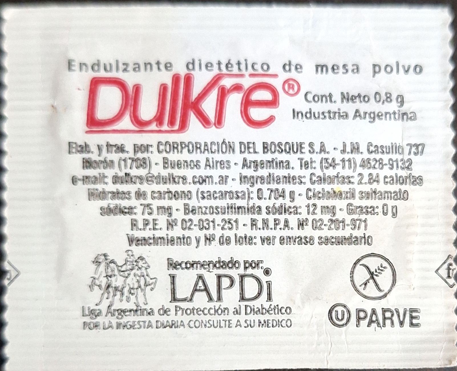 Sobres de edulcorantes de la marca Argentina de café FUNDADOR. Sobres de edulcorantes de la marca Argentina de café FUNDADOR.