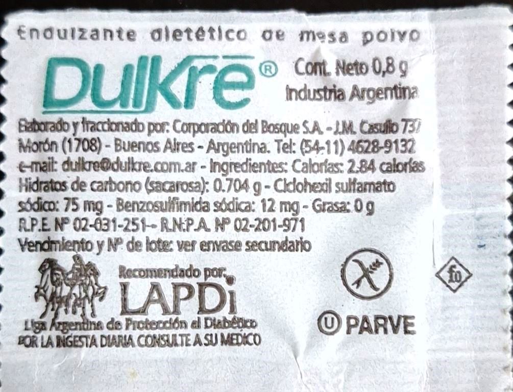 Sobres de edulcorantes de la marca Argentina de café LA ESMERALDA. Sobres de edulcorantes de la marca Argentina de café LA ESMERALDA.