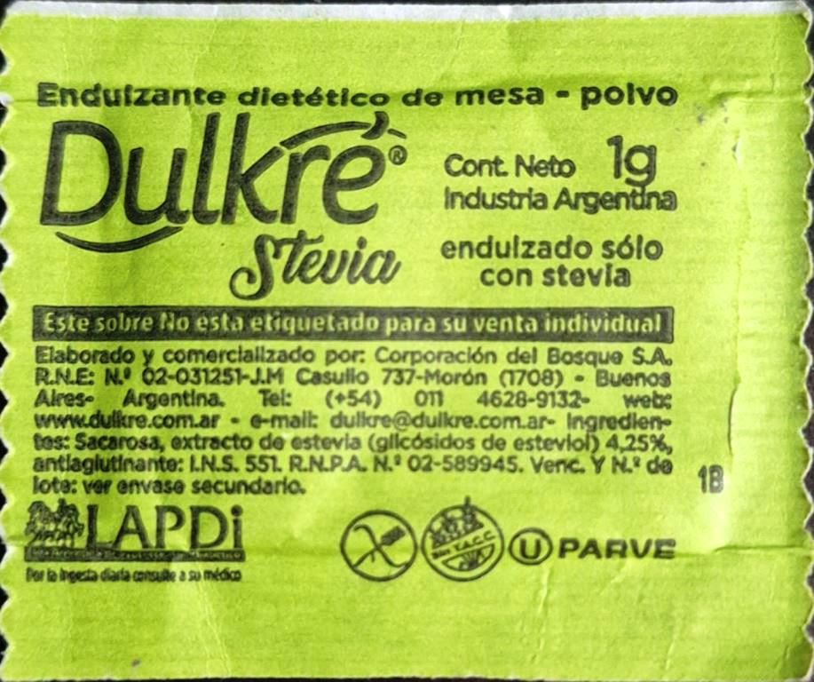 Sobres de edulcorantes de la marca Argentina de café MARTINEZ. Sobres de edulcorantes de la marca Argentina de café MARTINEZ.