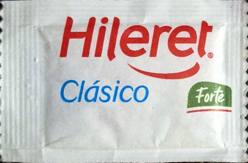 Sobres de edulcorantes de la marca Argentina de edulcorante HILERET. Sobres de edulcorantes de la marca Argentina de edulcorante HILERET.