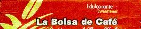 Sobres de edulcorantes de la marca Argentina de café LA BOLSA DEL CAFÉ. Sobres de edulcorantes de la marca Argentina de café LA BOLSA DEL CAFÉ.