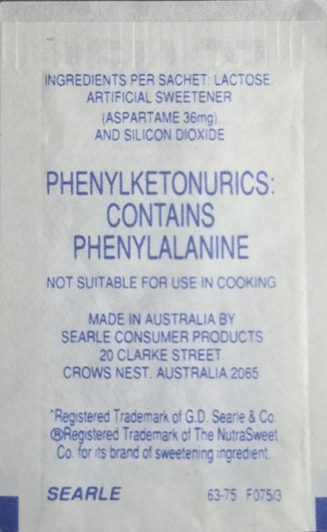 My personal stash of Aussie Equal sachets. My personal stash of Aussie Equal sachets.
