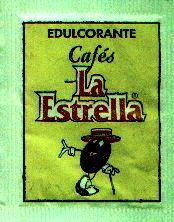 Sobres de edulcorantes de marcas de café. Sobres de edulcorantes de marcas de café.
