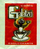 Sobres de edulcorantes de marcas de café. Sobres de edulcorantes de marcas de café.
